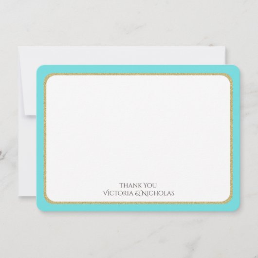 Waterverf Fiets met Mand Dank u Bedankkaart (Voorkant)