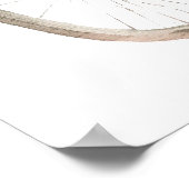 Waterverf  Fietsje met Daisies Poster (Hoek)