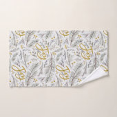 Waterverf Fir Twigs Bad Handdoek (Handdoek)