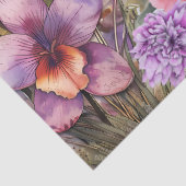 Waterverf flamingo decoupage tissuepapier (Detail)