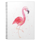 Waterverf Flamingo Notitieboek (Voorkant)