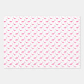 Waterverf Flamingo patroon Inpakpapier Vel (Voorkant 3)