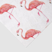 Waterverf Flamingo serie ontwerp 1 Tissuepapier (Detail)