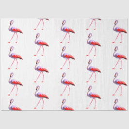 Waterverf Flamingo serie ontwerp 4 Tissuepapier