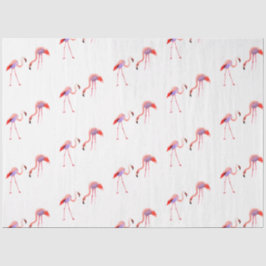 Waterverf Flamingo serie ontwerp 8 Tissuepapier