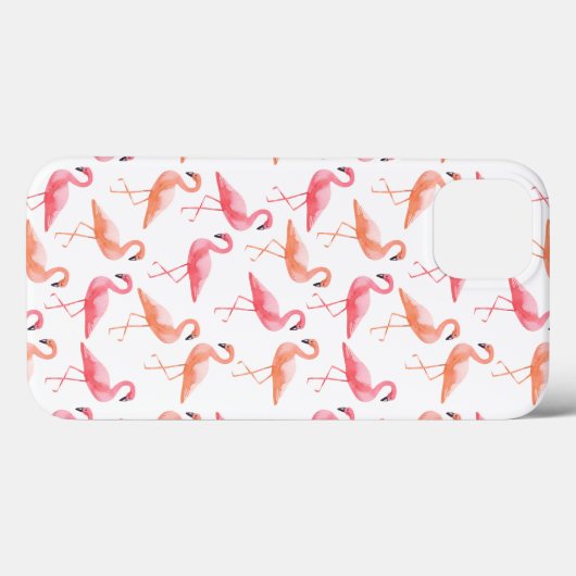 Waterverf Flamingos Case-Mate iPhone Case (Achterkant (horizontaal))