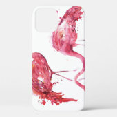 Waterverf flamingo's, elegant ontwerp. Case-Mate iPhone case (Achterkant)