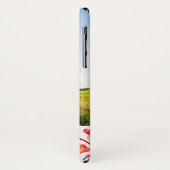 Waterverf Flamingos | Foto en monogram toevoegen Case-Mate iPhone Case (Achterkant/links)