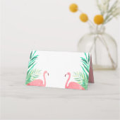 Waterverf Flamingos Tropical Wedding (Achterkant)
