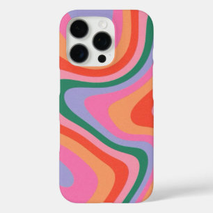 waterverf Flat Boho Abstract Landschap iPhone 16 Pro Hoesje