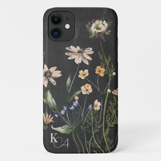  Waterverf flessen + monogram Case-Mate iPhone Case (Achterkant)