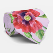 Waterverf flessenpatroon stropdas (Opgerold)