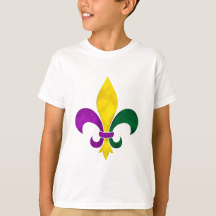 waterverf fleur de lis t-shirt