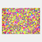 Waterverf, Flip Flop Pattern Inpakpapier Vel (Voorkant 3)