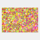 Waterverf, Flip Flop Pattern Inpakpapier Vel (Voorkant 2)