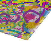 Waterverf, Flip Flop Pattern Snijplank (Hoek)