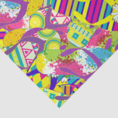 Waterverf, Flip Flop Pattern Tissuepapier (Detail)