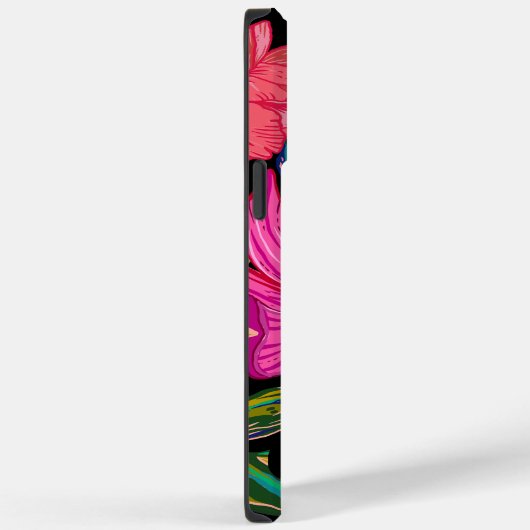 Waterverf floraal en botanisch blauw Case-Mate iPhone case (Achterkant / Rechts)