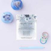 waterverf floraal flyer (Enkel)