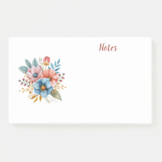 Waterverf floraal post-it® notes