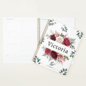 Waterverf - Floral aangepaste naamplaatje Planner (Display)