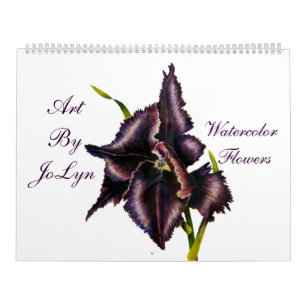 Waterverf Floral Agenda Kalender