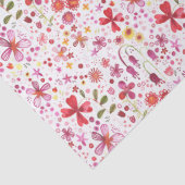 Waterverf Floral Art Modern Pattern Tissuepapier (Detail)