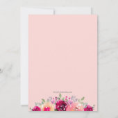 Waterverf Floral Birthday Party (Achterkant)