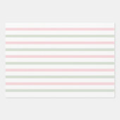 Waterverf Floral  Blush Sage Inpakpapier Vel (Voorkant)