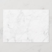 Waterverf Floral Boho Roos Gold Geometric Wedding Bedankkaart (Achterkant)