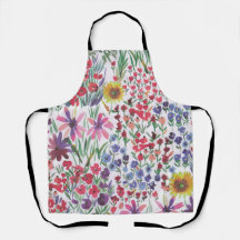 Waterverf Floral botanical Boho Garden