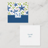 Waterverf Floral Bouquet Pattern Notitiekaartje (Voorkant / Achterkant)