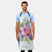 Waterverf Floral Bouquet Schort (Gedragen)