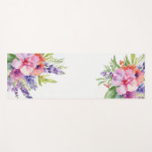 Waterverf Floral Bouquet Yogamat (Voorkant (horizontaal))