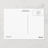 Waterverf Floral Briefkaart (Achterkant)