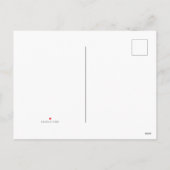 Waterverf Floral Briefkaart (Achterkant)