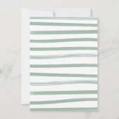 Waterverf Floral Cactus Wedding Kaart (Achterkant)