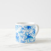 Waterverf Floral Chintz Schattige Pattern Espresso Kop (Voorkant rechts)