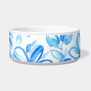 Waterverf Floral Chintz Schattige Pattern Voerbakje