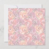 Waterverf Floral Collage Wedding Invitations (Achterkant)