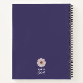 Waterverf Floral Custom Bible Study Journal Notitieboek (Achterkant)