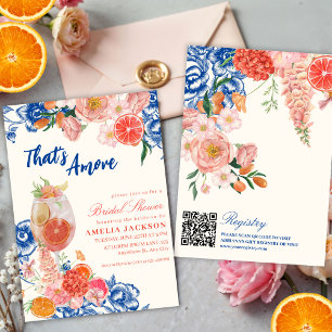 Waterverf floral Dat is Amore Vrijgezellenfeest Kaart