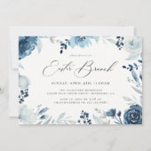 Waterverf Floral Easter Brunch Uitnodiging (Voorkant)