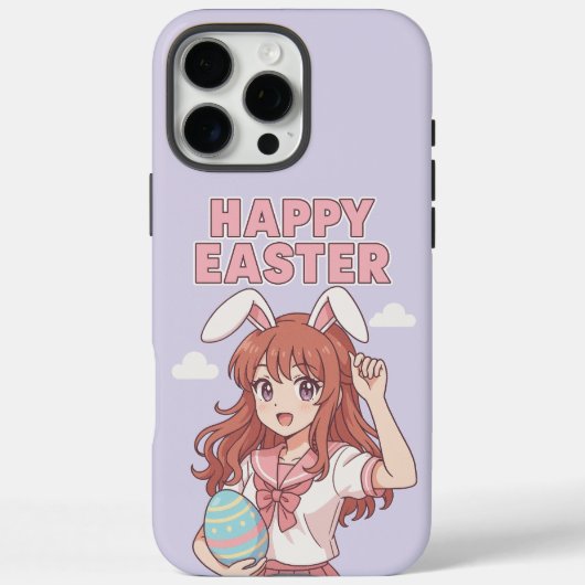 Waterverf Floral Easter Bunny Case-Mate iPhone Case (Achterkant)