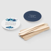 Waterverf Floral Favor Handwaaier (Niet-gemonteerd)