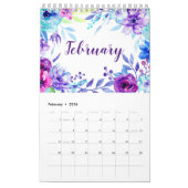 Waterverf Floral Gardens Agenda 2018 Kalender (Feb 2026)