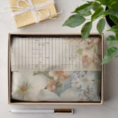 Waterverf Floral geïnspireerd tissuepapier (Geschenk)