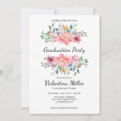 Waterverf Floral Girly Kaart (Voorkant)