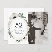 Waterverf Floral Gold 50e Jubileum (Voorkant / Achterkant)