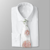 Waterverf Floral Hummingbird Patroon Stropdas (Gebonden)